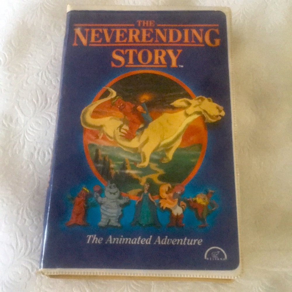 3/$25 Vintage The Neverending Story Animated Adventure 1995 VHS#96049 Video Tape